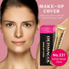 Picture of Dermacol - Mini Full Coverage Foundation 13g, Liquid Makeup Matte Foundation with SPF 30, Waterproof Foundation for Oily Skin, Acne, & Under Eye Bags, Long-Lasting Makeup Products Shade- 221