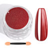 Picture of Saviland Red Chrome Nail Powder - 1g Mirror Effect Chrome Powder for Gel Nails, Metallic Red Nail Art Chrome Powder Manicure Decoration Nail Pigment Glitter Dust for Nail Art Gel Polish Home DIY