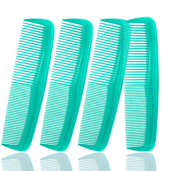 Picture of Soft 'N Style Hair Care 4-Pack Comb - Not Breakable - mens comb/fine tooth comb/peines para cabello