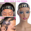 Picture of Elastic Wig Band with Adjustable Magic Buckle for Laying Edges and Lace Frontals - Melting Edge Wrap with Grip for Wigs Accessories (2PCS, GoldLove)