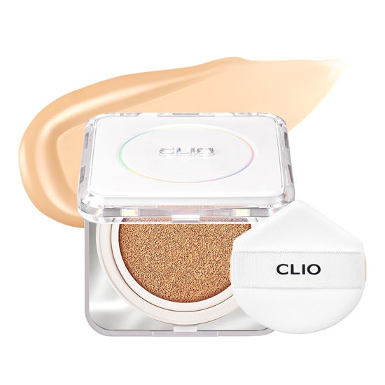 Picture of CLIO Kill Cover Founwear Cushion The Original I 20 Shades, Korean Cushion Foundation, Cushion Make Up, Full& High Coverage, Airy Satin, Natural Matte Finish Look (23N GINGER, One Size)