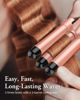 Picture of Waver Curling Iron Wand, BESTOPE PRO 5 in 1 Curling Wand Set with 3 Barrel Hair Crimper for Women, Fast Heating Hair Wand Curler in All Hair Type