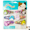 Picture of Luv Her Hair Accessories: 6pc Cute Squish Hair Clips with Favorite Character Charms for Girls and Toddlers Ages 3+