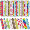 Picture of Sumind 100 Pack Nail Files Double Sided Emery Boards Manicure Tools (3.54 x 0.79 x 0.16 Inch)