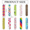 Picture of Sumind 100 Pack Nail Files Double Sided Emery Boards Manicure Tools (3.54 x 0.79 x 0.16 Inch)
