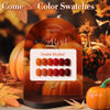 Picture of Double Rhythm 6 Pcs 15 ML Gel Polish Set Same Color Same Bottle Soak Off Gel Polish Kit Nail Art Manicure Salon DIY at Home for Women (Dark Light Brown Orange Maroon-T6-6)