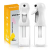 Picture of AMOMELA Continuous Spray Bottle For Hair 2Pack Ultra Fine Refillable Water Mister for Hair Styling, Plants, Cleaning, Salon, Misting & Skin Care 200ml/6.8oz Clear
