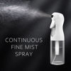 Picture of AMOMELA Continuous Spray Bottle For Hair 2Pack Ultra Fine Refillable Water Mister for Hair Styling, Plants, Cleaning, Salon, Misting & Skin Care 200ml/6.8oz Clear