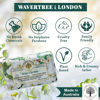 Picture of Wavertree & London White Orchid Scented Natural Soap (2 Bars), 7oz Moisturizing French Triple Milled Soap Bars enriched with shea butter - Pure Plant Oil Bath & Body Soap for All Skin Types