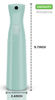 Picture of Continuous Fine Mist Spray Bottles, Shyuzi 300ml(10oz) Empty Water Mister Ultra Fine Spray Bottle for Hair Styling, Cleaning, Plants, Misting, Skin Care, BPA Free
