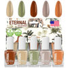Picture of Eternal Nail Polish Set for Women (SAFARI) - Nail Polish Set for Girls - Long Lasting & Quick Dry Natural Nail Polish Kit for Home DIY Manicure & Pedicure - Made in USA, 13.5mL (Set of 5)
