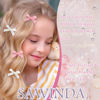 Picture of SAWINDA 30PCS Pink Mini Hair Bows Small Bowknot Ribbon Barrettes Cute White Bow Clips for Girls Teens Metal Alligator Clips Kawaii Hair Clips Accessories for Thick Thin Hair