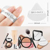 Picture of CUPID CARE 6 Pcs Triangle Powder Puff with 2 Travel Cases, Setting Powder Puffs for Face Powder and Foundation, Velour Makeup Puff for Loose Powder Body Powder, Skin-Friendly, Beauty Makeup Tools