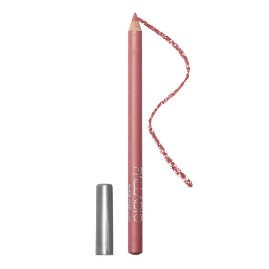 Picture of Palladio Lip Liner Pencil, Wooden, Firm yet Smooth, Contour and Line with Ease, Perfectly Outlined Lips, Comfortable, Hydrating, Moisturizing, Rich Pigmented Color, Long Lasting, Nude Pink