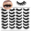 Picture of Yasnai Lashes Fluffy Thick False Eyelashes Faux Mink Lashes Fake lashes 14 Pairs Pack 9D Wispy Cat Eye Lashes