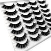Picture of Yasnai Lashes Fluffy Thick False Eyelashes Faux Mink Lashes Fake lashes 14 Pairs Pack 9D Wispy Cat Eye Lashes