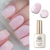Picture of Born Pretty Jelly Gel Nail Polish, Shimmer Glitter Snow Jelly Gel, Milky Pink Translucent Natural Gel Nail Polish, Manicure Salon DIY for Women Girls 15ML