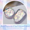 Picture of Born Pretty Glitter Gel Nail Polish Pink Glitter Sequins Gel Polish Manicure and Nail Art DIY at Home