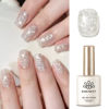Picture of Born Pretty Christmas Silver Glitter Gel Nail Polish Sparkly Shine Gel Nail Polish Nail Art Manicure DIY 15ml