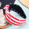Picture of Ardorchid American Flag Knotted Headbands 4th of July Independence Day USA Patriotic Rhinestone Hair Accessories Wide Knotted Headbands for Women Girls Gifts