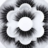 Picture of Calphdiar Mink Eyelashes Fluffy Siberian Mink Lashes 5D Dramatic Long Handmade Eye Lashes Pack 4 Pairs