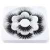 Picture of Calphdiar Mink Eyelashes Fluffy Siberian Mink Lashes 5D Dramatic Long Handmade Eye Lashes Pack 4 Pairs
