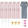 Picture of Tekson 5PCS 8ml Travel Perfume Atomizer Refillable, Mini Cologne Spray Bottle Empty, Small Aftershave Sprayer for Liquid Dispenser (Pink)
