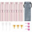 Picture of Tekson 5PCS 8ml Travel Perfume Atomizer Refillable, Mini Cologne Spray Bottle Empty, Small Aftershave Sprayer for Liquid Dispenser (Pink)