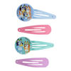 Picture of Luv Her Bluey Girls 20 Piece Accessory Set with 3 Barrettes, 4 Snap Hair Clips, 5 Elastics and 8 Terry Ponies- Ages 3+