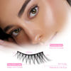 Picture of Half Lashes False Yasnai Eyelashes Volume Lashes Wispy Cat Eye Look Natural Short Fake Lashe Eyelashes 7 Pairs Pack