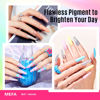 Picture of MEFA 35 Pcs Neon Gel Nail Polish Set, 32 Colors Summer Bright Gel Polish Set with Matte/Glossy Base Top Coat Pink Collection Nail Art Manicure DIY Salon Home Decoration Beginners Gifts for Women