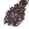 Picture of Vlasy 200Pcs 4mm Silicone Lined Micro Ring Beads for Hair Extensions 5Colors Apply (200Pcs Brown)