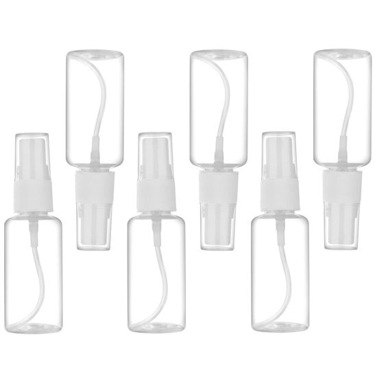 Picture of Spray Bottle, 1oz/30ml Small Plastic Fine Mist Spray Bottles, Mini Empty Travel Bottles with Funnels and Labels 6 Pack