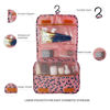 Picture of Lcsmaokin Large Capacity Toiletry Bag Travel Bag with Hanging Hook for Men and Women Waterproof Travel Cosmetic Bag Bathroom Storage Bag for Brushes Set,Full-Sized Shampoo,Accessories-Pink Leopard