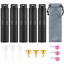 Picture of Tekson 5PCS 8ml Travel Perfume Atomizer Refillable, Mini Cologne Spray Bottle Empty, Small Aftershave Sprayer for Liquid Dispenser (Black)