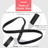 Picture of 4 Pieces Thick Non-Slip Elastic Sport Headbands Hair Headbands for Women and Men (Black)