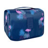 Picture of Lcsmaokin Large Capacity Toiletry Bag Travel Bag with Hanging Hook for Men and Women Waterproof Travel Cosmetic Bag Bathroom Storage Bag for Brushes Set,Full-Sized Shampoo,Accessories-Navy Flamingo