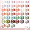 Picture of GAOY 42 Pcs Gel Nail Polish Kit, Jelly White Pink Purple Green Glitter Shimmering Colors All Seasons Gel Nail Polish Set with Glossy & Matte Top Coat and Base Coat for Nail Art DIY at Home