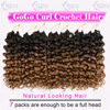 Picture of 7 Packs GoGo Curl Crochet Hair 12 Inch Short Curly Crochet Hair for Women Water Wave Beach Curl Deep Twist Crochet Braids Synthetic Braiding Hair Extensions (12 Inch, OT4/30)