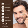 Picture of JVR Face Scrub for Men, Facial Scrub for Deep Exfoliating, Cleansing, Removing Blackheads, Ingrown Hair, Pre-shave Soften, Organic Formulated with Coffee Extract, AHA and BHA Face Exfoliator (4.23 oz)