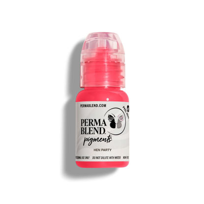Picture of Perma Blend - Hen Party - Microblading Ink to Enhance Lip Color - Lip Tattoo & Lip Blushing Supplies for Permanent Lip Color - Hen Party Based Lip Blush - Vegan (0.5 oz)