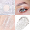 Picture of CAKAILA Single Silver White Glitter Shimmer Eyeshadow,Bright High Pigment Intense Monochrome Eye Shadow,Buildable Sparkly Eye Glitter Shimmer Finish,24 Hour Eye Makeup Longwear Waterproof,Blendable