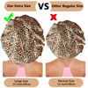 Picture of 3PCS Extra Large Satin Bonnets for Sleeping, Hair Bonnets for Black Women Braids Curly Hair, C