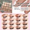 Picture of YBUETE Makeup Set Full Kit for Girls Teens Women, Makeup Present Set, Includes Eyeshadow, Foundation, Blusher, Eyebrow Pencil, Mascara, Eyeliner, Brushes, Lip Gloss, Sponge, Cosmetic Bag