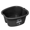 Picture of AWA Foot Soaking Tub for Soaking Feet, Extra Large Pool Foot Bath Soak Tub,Sturdy Feet Soaking Tub and Pedicure Bowl, Foot Spa Kit for Women and Men (Black Foot Tub)