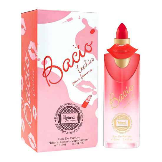 Picture of Hybrid & Company Bacio Italia For Women Signature Fragrance For The Bold Independent Scent Womens Perfume, 3.4 Fl Oz