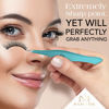 Picture of Majestic Bombay Fine Point Tweezers for Women and Men - Splinter Ticks, Facial, Brow and Ingrown Hair Removal-Sharp, Needle Nose, Surgical Tweezers Precision Pluckers best tweezers for chin hair