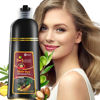 Picture of leorx Hair Dye shampoo, Chestnut Brown 3 In 1 Color Shampoo Instant Herbal Coloring Shampoo Refresh Hair For Women&Men - Tintes Para El Cabello Profesional