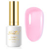 Picture of Imtiti Jelly Gel Nail Polish, 1 Pcs 0.5 Fl Oz Pink Jelly Gel Polish Soak Off LED U V Nail Gel Polish Sheer Translucent Gel Nail Polish DIY Nail Art Starter Manicure Salon Gel Nail Kit for Women Girls
