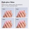 Picture of Imtiti Jelly Gel Nail Polish, 1 Pcs 0.5 Fl Oz Pink Jelly Gel Polish Soak Off LED U V Nail Gel Polish Sheer Translucent Gel Nail Polish DIY Nail Art Starter Manicure Salon Gel Nail Kit for Women Girls